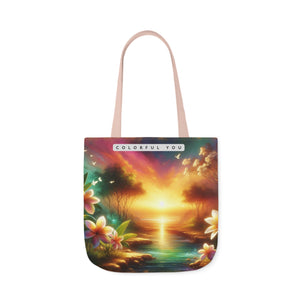 Canvas Tote Bag, 5-Color Straps