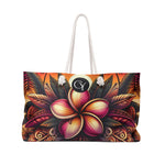 Tropical Floral Weekender Bag – Perfect for Getaways and Beach Days