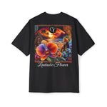 Lautastic Tee - Heavy Oversized T-Shirt with Orchid Design