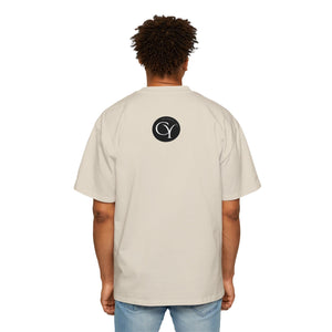 Tropical Blue Hibiscus Sunset Oversized Tee – Vibrant Floral Design