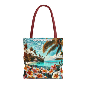 Tropical Paradise Tote Bag - Colorful You Floral Design