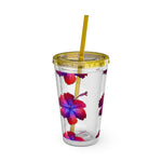 Sunsplash Tumbler with Straw, 16oz