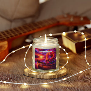 Scented Coconut Apricot Candles (4oz, 9oz)