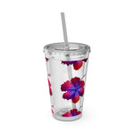 Sunsplash Tumbler with Straw, 16oz