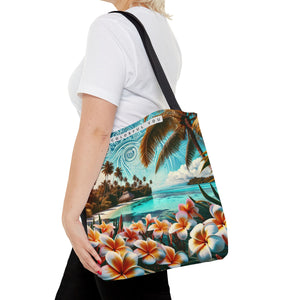 Tropical Paradise Tote Bag - Colorful You Floral Design