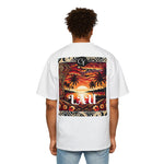 Lau Represent Sunset Heavy Oversized Tee - Perfect for Beach Lovers