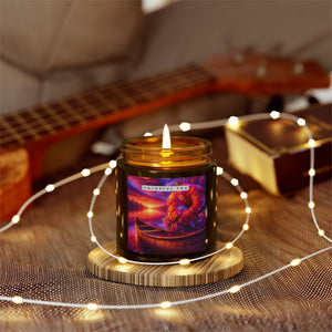 Scented Coconut Apricot Candles (4oz, 9oz)