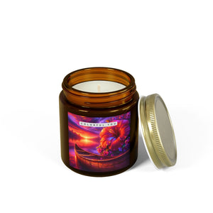 Scented Coconut Apricot Candles (4oz, 9oz)