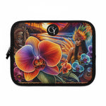 Vibrant Floral Laptop Sleeve - Ethnic Artwork Design