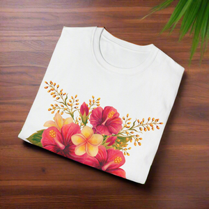 Unisex Softstyle Hibiscus T-Shirt